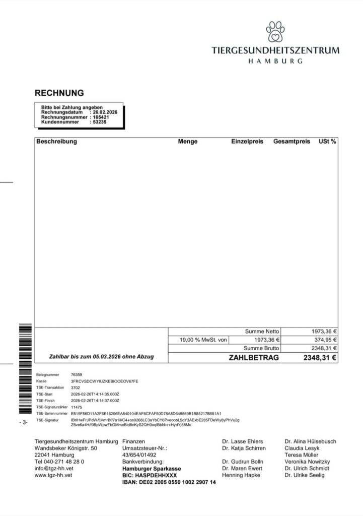 Fellfreunde Bitte helft uns, Katis OP-Kosten zu stemmen