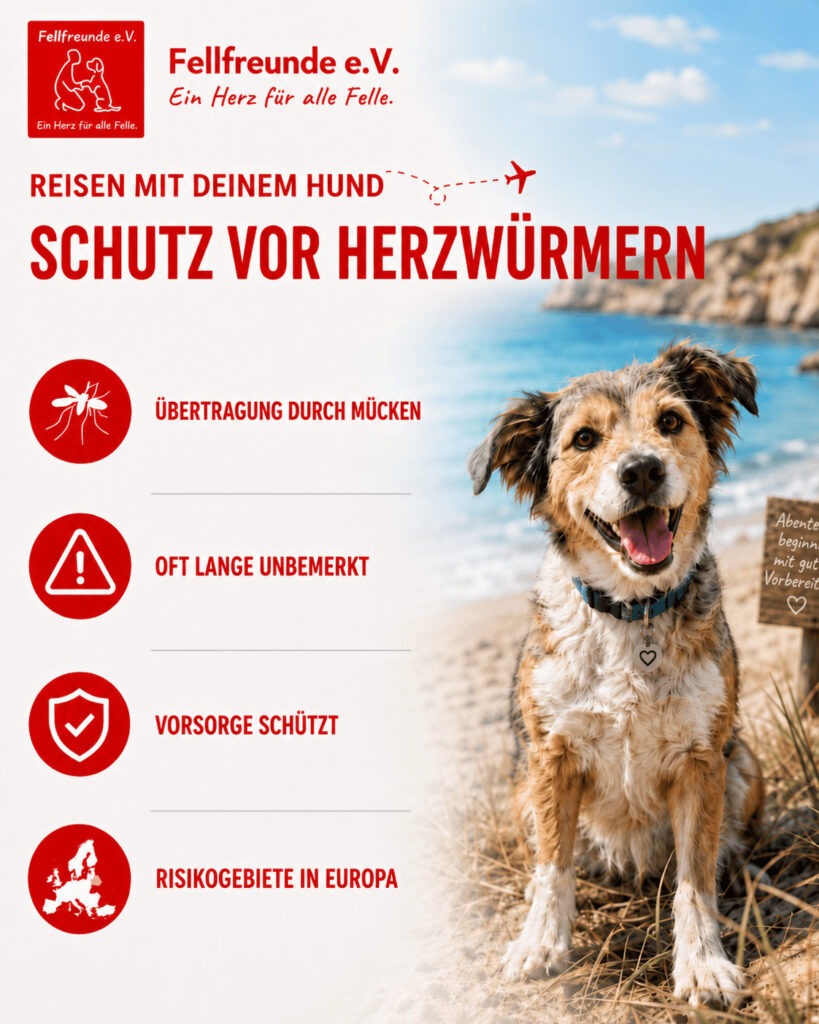Fellfreunde Urlaub beginnt im Kopf. Der Schutz deines Hundes schon vorher.